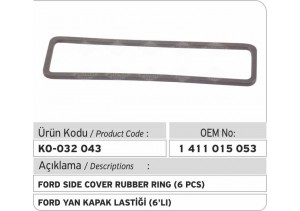 1411015053 Ford Yan Kapak Lastiği (6lı)